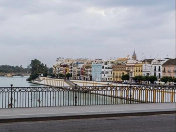 Junto A La Calle Betis: El Corazon De Triana Appartement